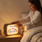 Lightbox Προσωποποιημένο με Όνομα & Σχέδιο Μονόκερο