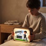 Φωτιστικό Lightbox για Αγόρια με Μαύρη Φανέλα Ποδοσφαίρου