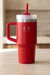 Θερμική Κούπα Tumbler Κόκκινο με Όνομα και Μονογράμματα