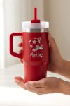 Προσωποποιημένο Κόκκινο Tumbler με Χερούλι & Σχέδιο Ποδόσφαιρο