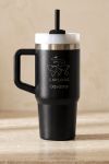 Προσωποποιημένο Μαύρο Tumbler με Χερούλι & Σχέδιο Explore