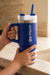 Μπλε Προσωποποιημένο Θερμός Tumbler με Χερούλι και Όνομα