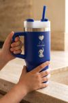 Προσωποποιημένο Μπλε Tumbler με Χερούλι & Σχέδιο Elephant