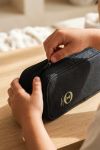 Σχολική Μαύρη Premium Κασετίνα με Όνομα & Μονόγραμμα