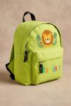 Πράσινη Σχολική Τσάντα Πλάτης Νηπιαγωγείου με Λιοντάρι & Όνομα