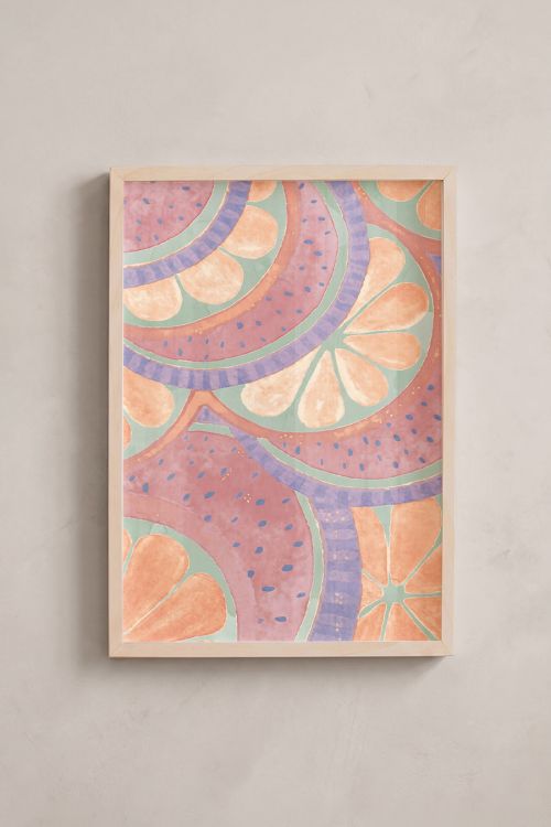 Premium Poster, Pastel Fruit Slices