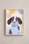 Premium Poster, Happy Floral Pup
