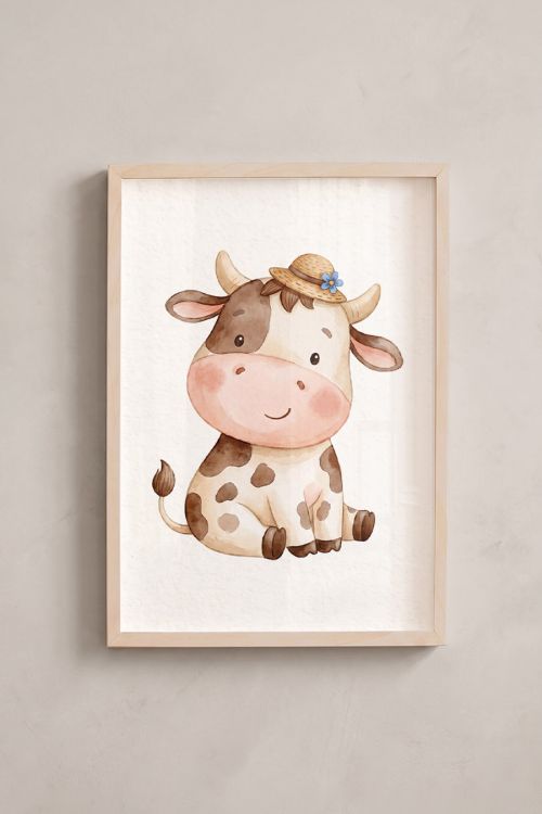Premium Poster, Sweet Farm Calf