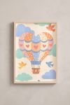 Premium Poster, Heart Balloon Sky