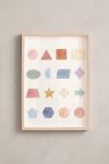 Premium Poster, Watercolor Geometry Collection