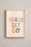 Premium Poster, Ready Set Go Canvas