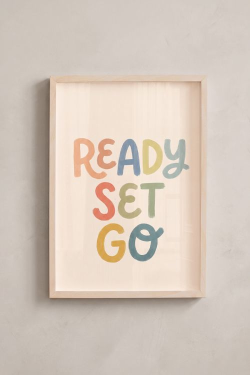 Premium Poster, Ready Set Go Canvas