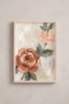 Premium Poster, Earthy Rose Blooms