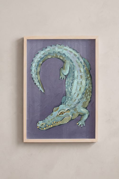 Premium Poster, Emerald Gator Glide
