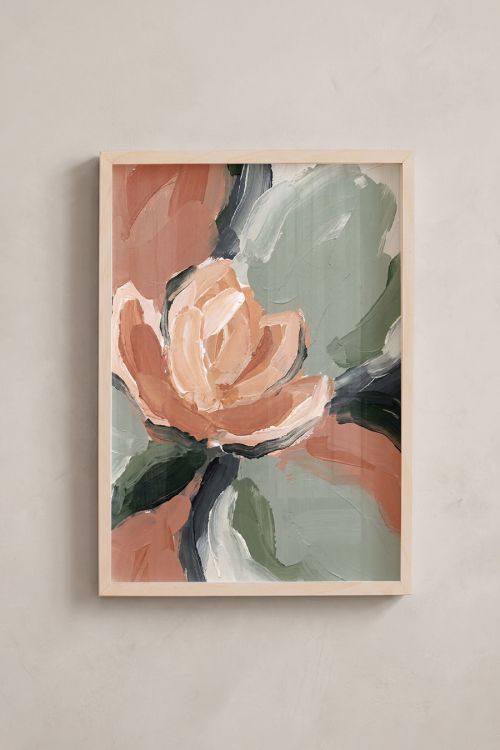 Premium Poster, Terracotta Bloom
