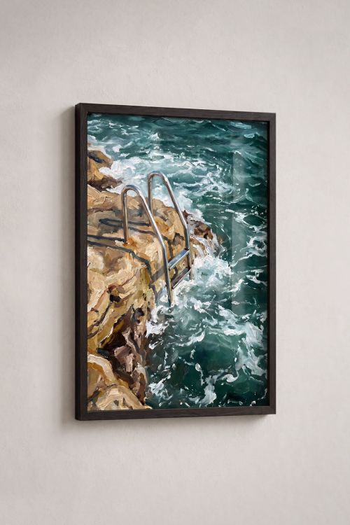 Premium Poster, Coastal Descent