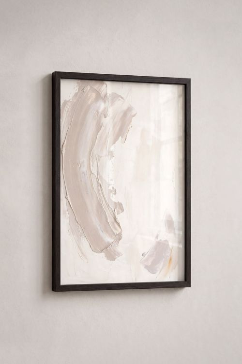 Premium Poster, Neutral Sweep Abstract