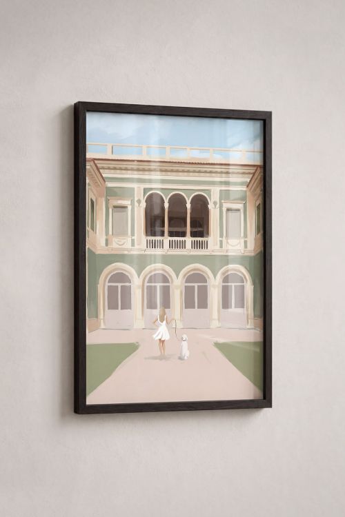 Premium Poster, Palazzo Walk