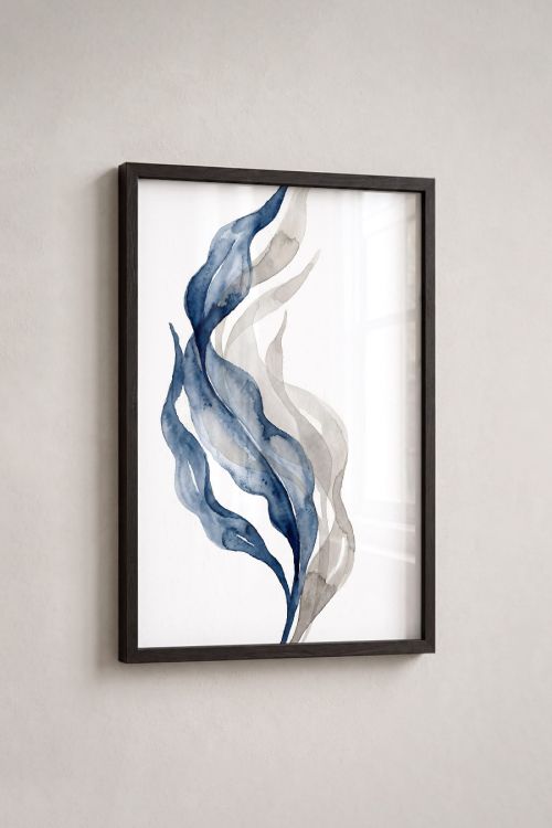 Premium Poster, Oceanic Flow Abstract