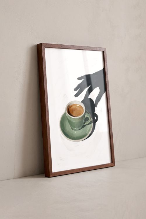 Premium Poster, Shadowed Morning Brew