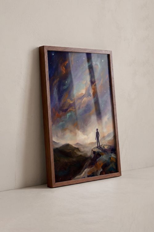 Premium Poster, Cosmic Wanderer's Gaze
