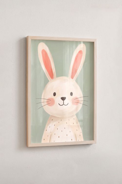 Premium Poster, Sweet Bunny Portrait