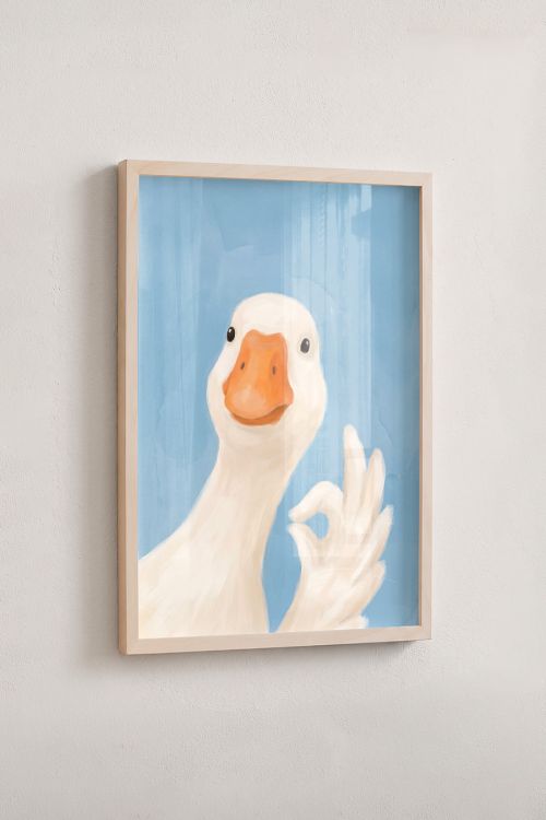 Premium Poster, Goose Says Okay