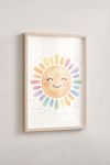 Premium Poster, Happy Rainbow Sun