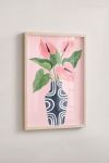 Premium Poster, Blush Anthurium Vase