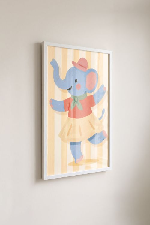 Premium Poster, Dancing Circus Elephant