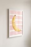 Premium Poster, Happy Banana Stripes