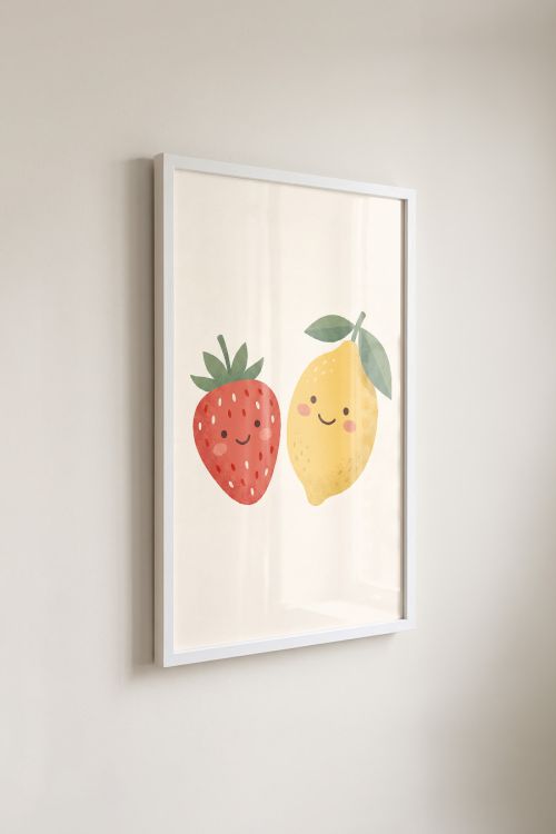 Premium Poster, Berry Lemon Friends