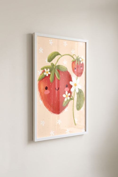 Premium Poster, Sweet Berry Smiles