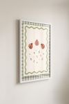 Premium Poster, Gingham Ladybug Garden