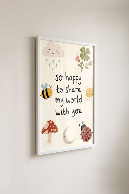 Premium Poster, My Happy World