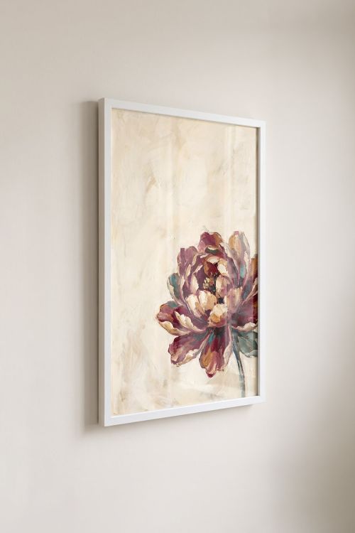 Premium Poster, Crimson Bloom