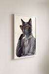Premium Poster, Sophisticated Feline Portrait
