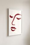 Premium Poster, Crimson Silhouette