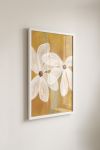 Premium Poster, Golden Bloom Abstract