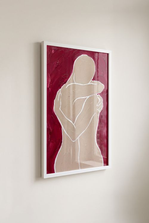 Premium Poster, Crimson Embrace