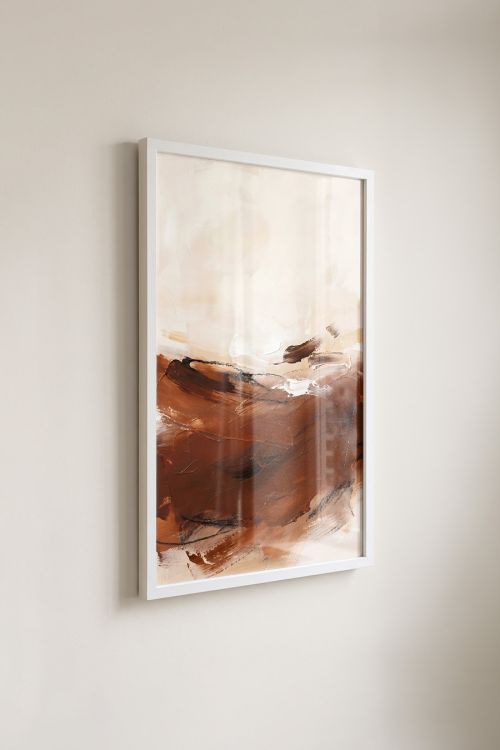 Premium Poster, Earth Tone Abstract