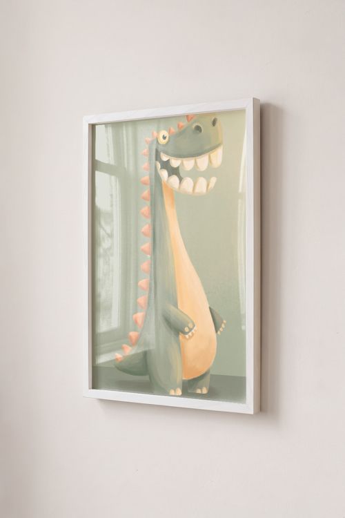 Premium Poster, Happy Dino Friend