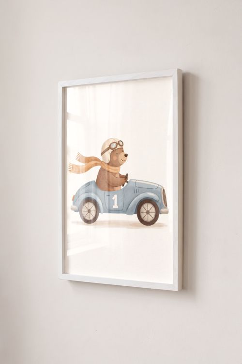 Premium Poster, Bear's First Race