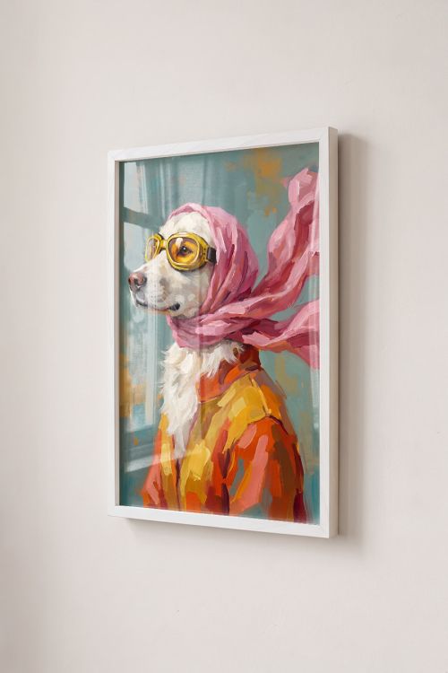 Premium Poster, Windblown Wanderer Pup