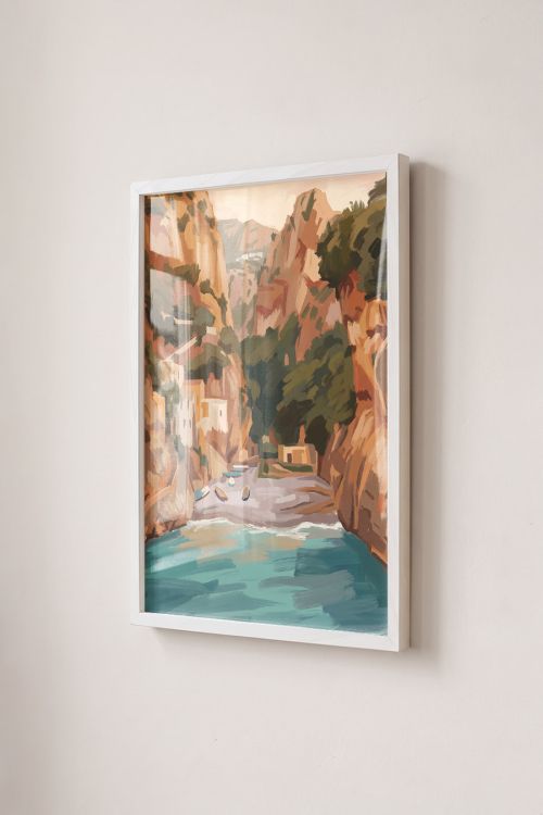 Premium Poster, Amalfi Coast Cove