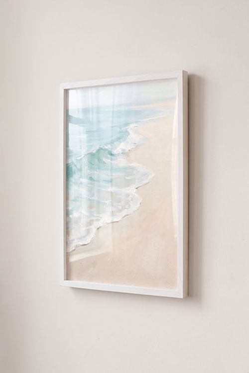 Premium Poster, Coastal Serenity Canvas
