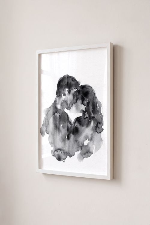 Premium Poster, Eternal Embrace Ink