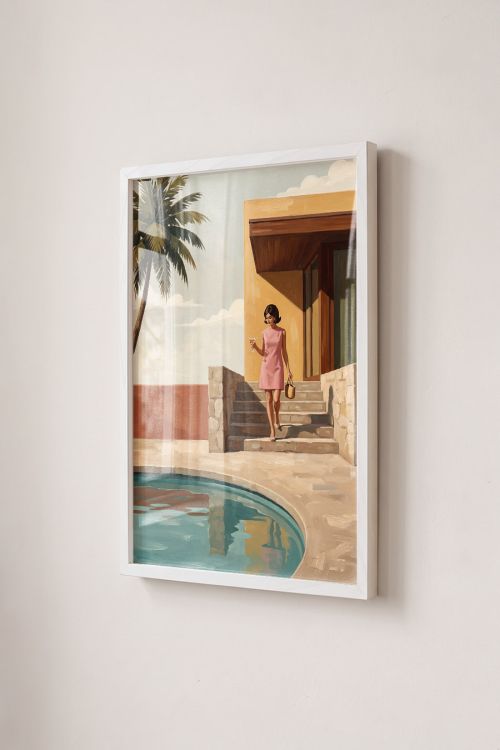 Premium Poster, Poolside Chic