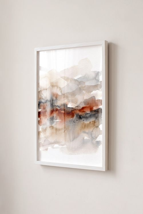 Premium Poster, Desert Horizon Abstract