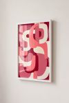 Premium Poster, Crimson Curves